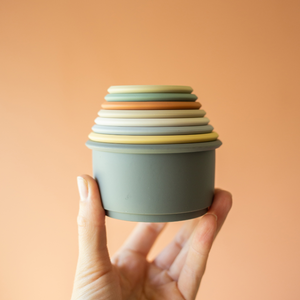 
                  
                    Load image into Gallery viewer, Tall Stacking Cups - Multicolor
                  
                